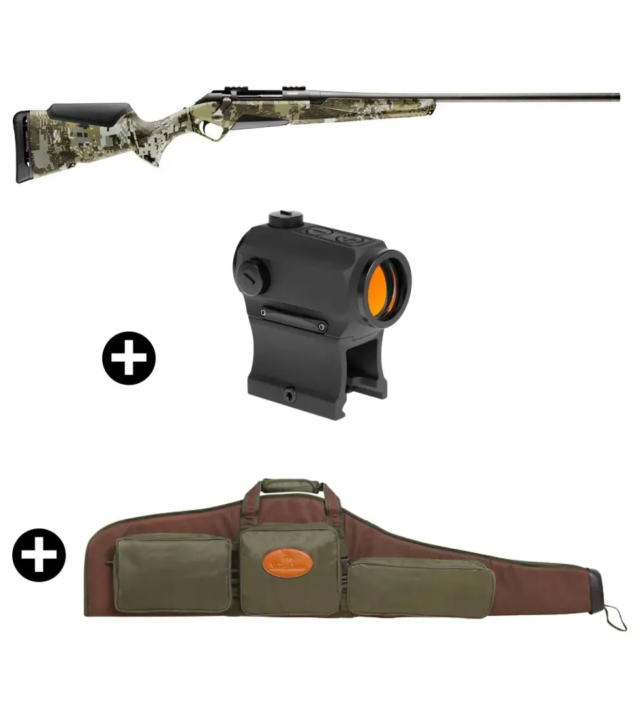 Pack battue Benelli Lupo Grey Elevated II + Point rouge Holosun 403B + Fourreau