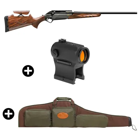 Pack battue Benelli Lupo Bois avec busc + Point rouge Holosun 403B + Fourreau
