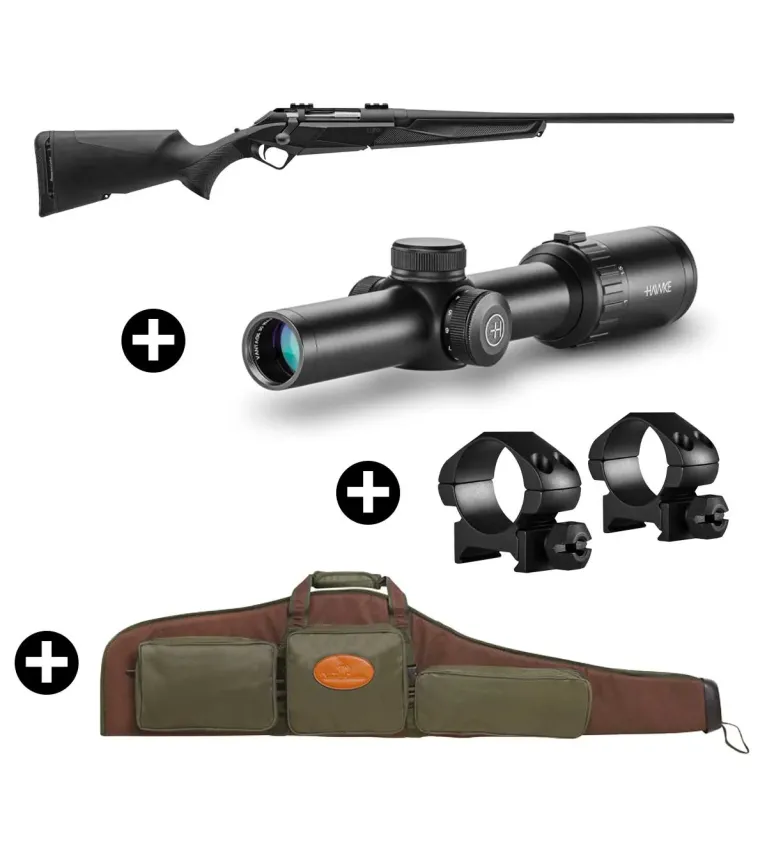 Pack battue Benelli Lupo Best + Lunette Hawke Vantage 1-8x24 + Fourreau