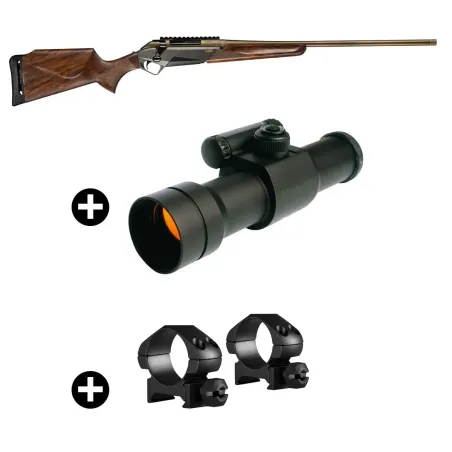 Pack battue Benelli Lupo Bois + Point rouge Aimpoint 9000SC + Montage