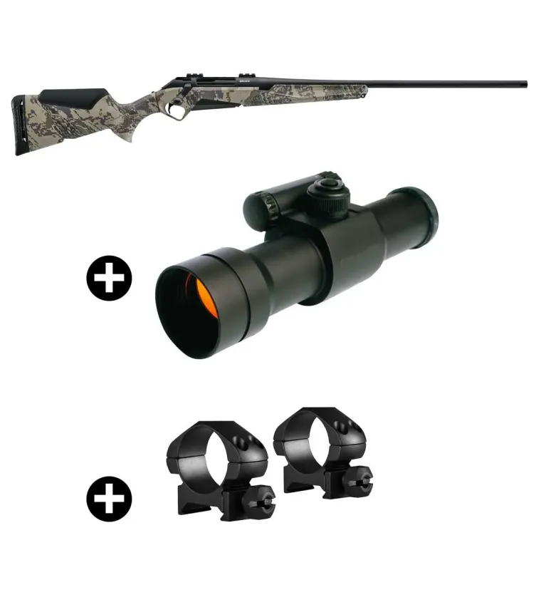 Pack battue Benelli Lupo Open Country + Point rouge Aimpoint 9000SC + Montage