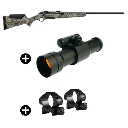 Pack battue Benelli Lupo Open Country + Point rouge Aimpoint 9000SC + Montage