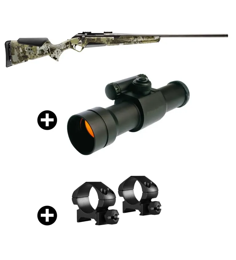 Pack battue Benelli Lupo Grey Elevated II + Point rouge Aimpoint 9000SC + Montage