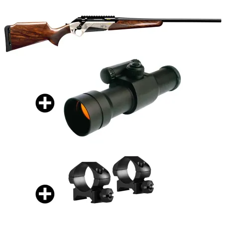 Pack battue Benelli Lupo Bois Deluxe + Point rouge Aimpoint 9000SC + Montage