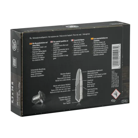 Balles RWS 9,3x74R - Uni Classic 293 gr 