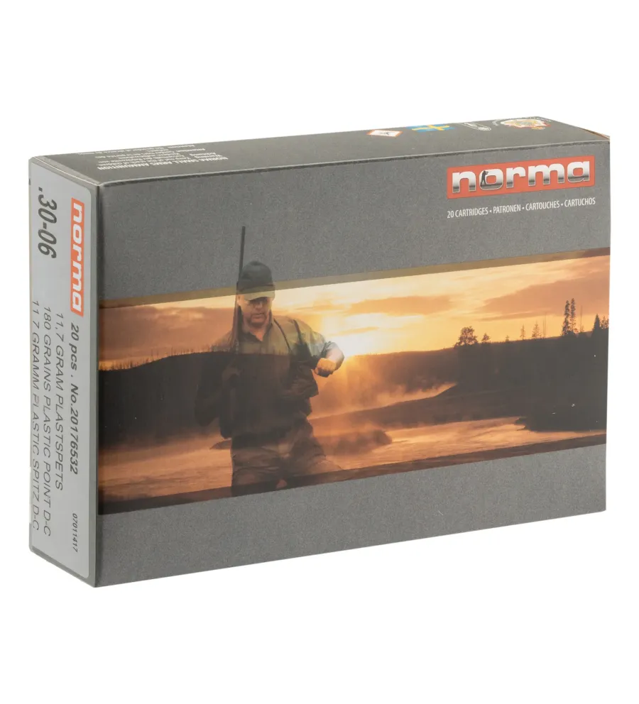 Balles Norma 30-06 - Plastic Point 180 gr 