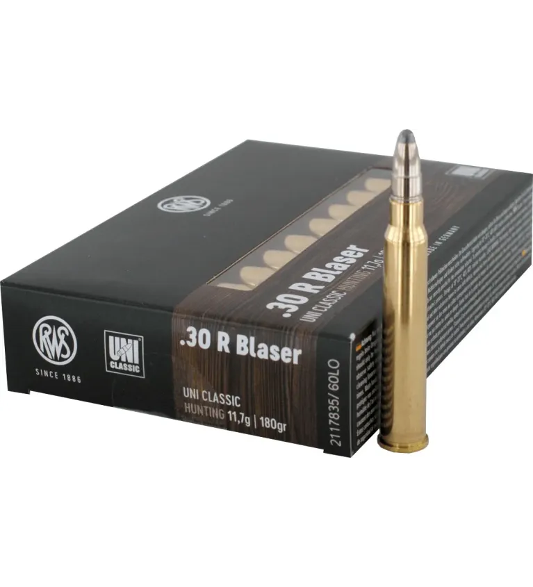 Balles RWS30R Blaser - Uni Classic 181 gr 