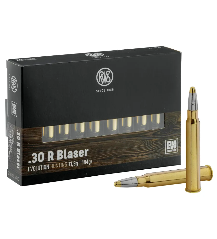 Balles RWS 30R Blaser - EVO 185 gr