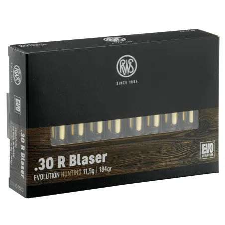 Balles RWS 30R Blaser - EVO 185 gr 
