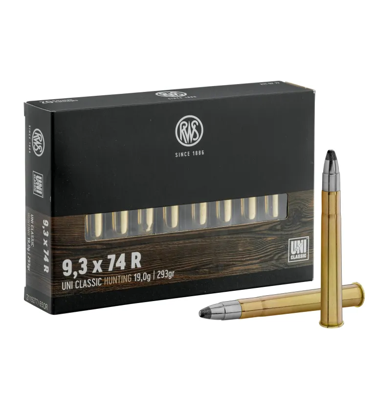 Balles RWS 9,3x74R - Uni Classic 293 gr