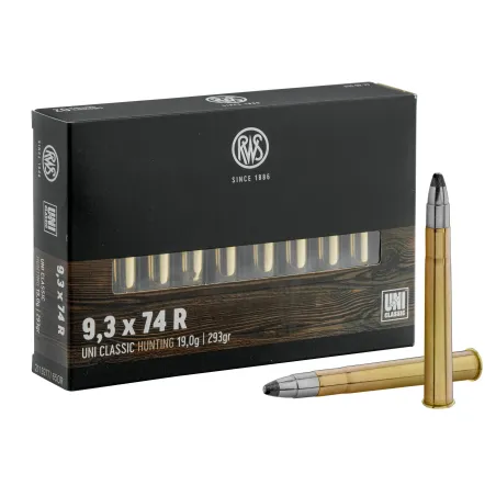 Balles RWS 9,3x74R - Uni Classic 293 gr
