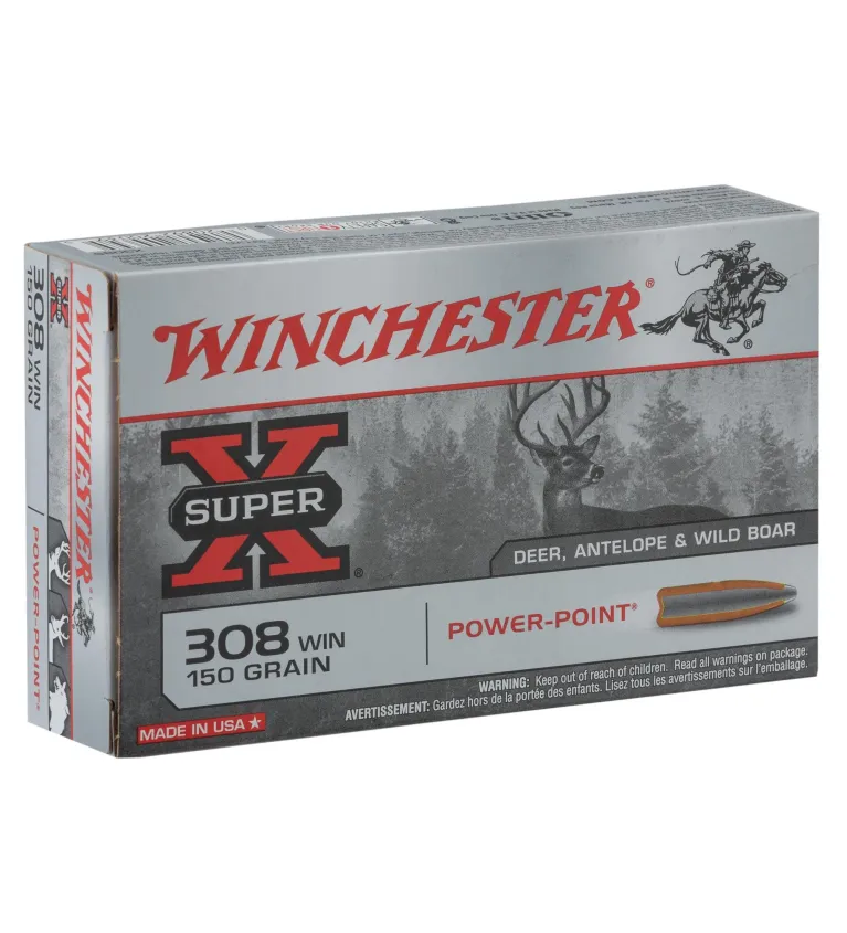 Balles Winchester 308 Win - Power Point 150 gr