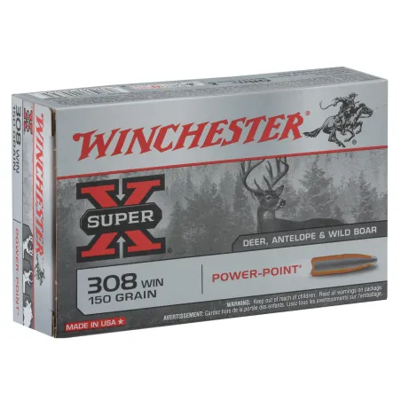 Balles Winchester 308 Win - Power Point 150 gr