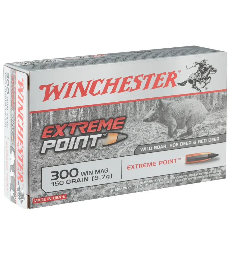 Balles Winchester 300 WM - Extreme Point 150 gr 