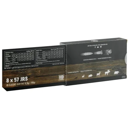 Balles RWS 8x57 JRS - ID Classic 198 gr  