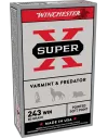Balles Winchester 243 Win - Super-X JSP 80 gr 