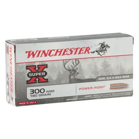 Balles Winchester 300 WSM - Power Point 180 gr 