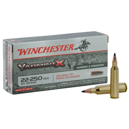 Balles Winchester 22-250 - Varmint-X Extreme Point 55 gr