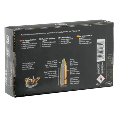 Balles RWS 30-06 - KS Pointe Conique 165 gr 