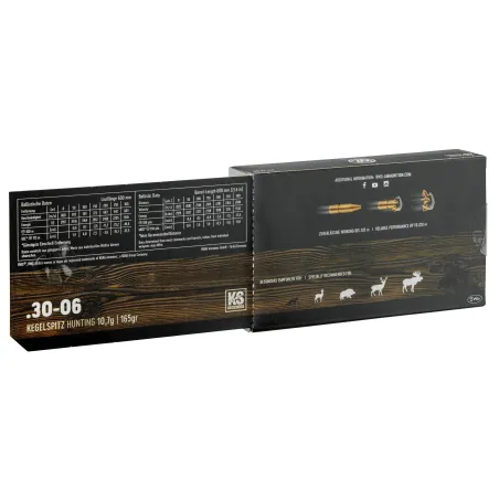 Balles RWS 30-06 - KS Pointe Conique 165 gr 