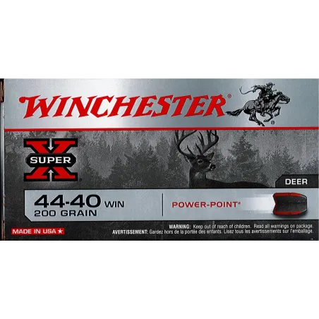 Balles Winchester 44-40 - Soft Point 200 gr 