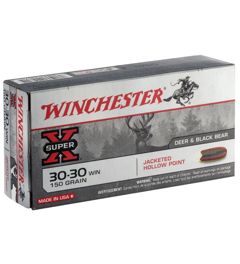 Balles Winchester 30-30 Win - Hollow Point 150 gr