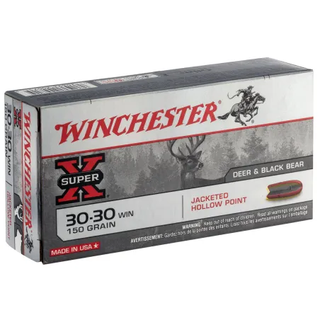 Balles Winchester 30-30 Win - Hollow Point 150 gr