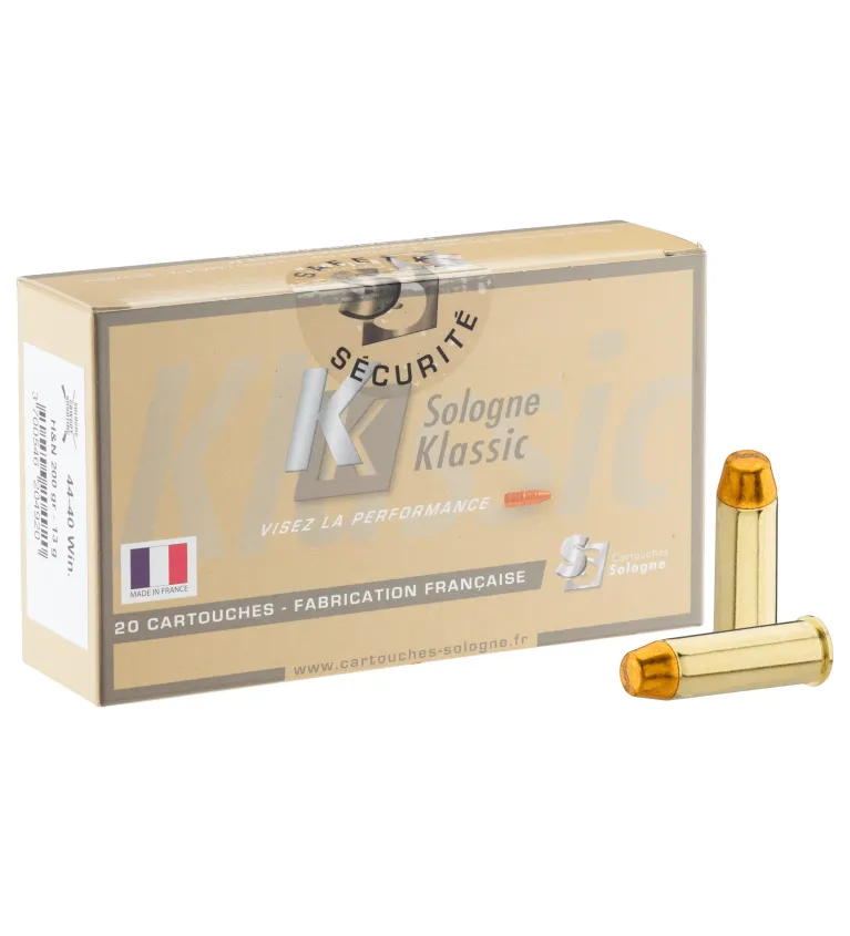 Balles Sologne 44-40 Win - FN 200 gr 