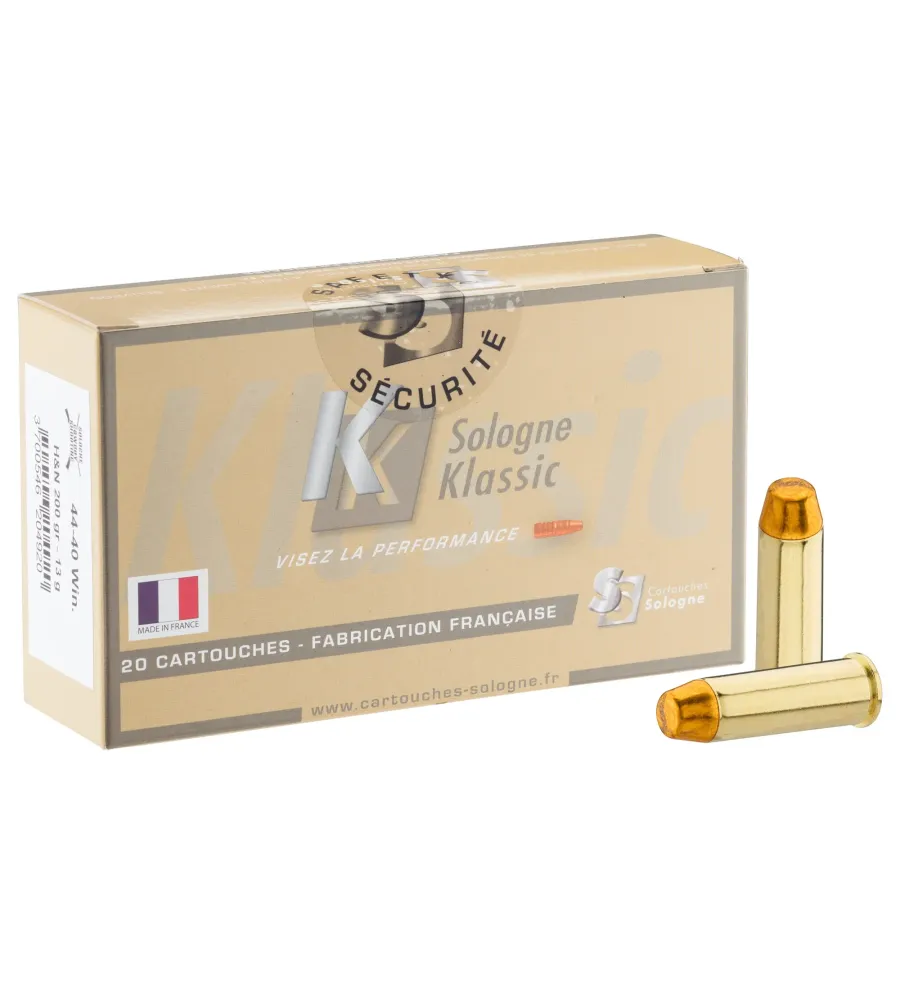 Balles Sologne 44-40 Win - FN 200 gr 