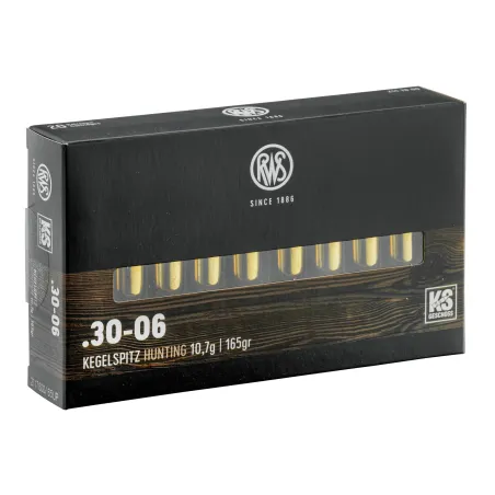 Balles RWS 30-06 - KS Pointe Conique 165 gr 
