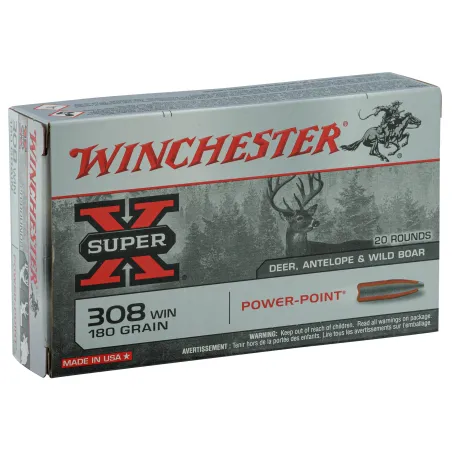 Balles Winchester 308 Win - Power Point 180 gr 