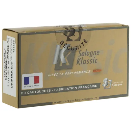 Balles Sologne 300 Win Mag - Nosler Partition 180 gr 