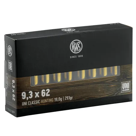 Balles RWS 9,3x62 - Uni Classic 293 gr 
