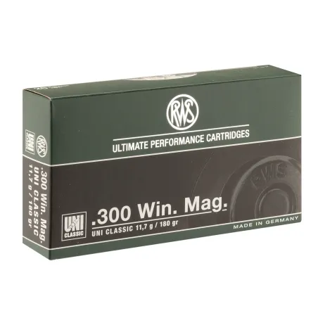 Balles RWS 300 WM - Uni Classic 181 gr