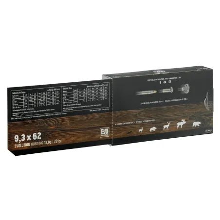 Balles RWS 9,3x62 - EVO 291 gr 