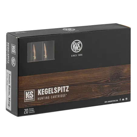 Balles RWS 7 RM - KS Pointe Conique 162 gr 