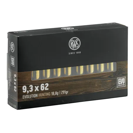Balles RWS 9,3x62 - EVO 291 gr 