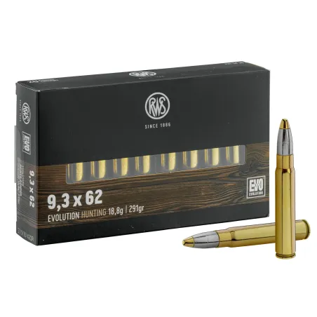 Balles RWS 9,3x62 - EVO 291 gr