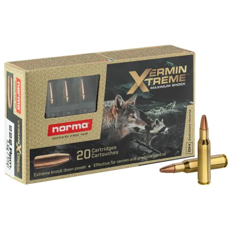 Balles Norma 222 Rem - Varmint Extreme 55 gr