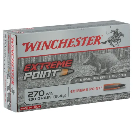 Balles Winchester 270 Win - Extreme Point 130 gr
