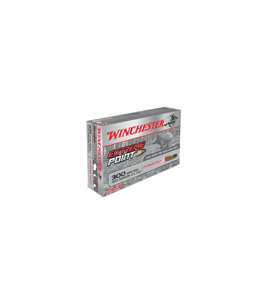 Balles Winchester 300 WM - Extreme Point 180 gr