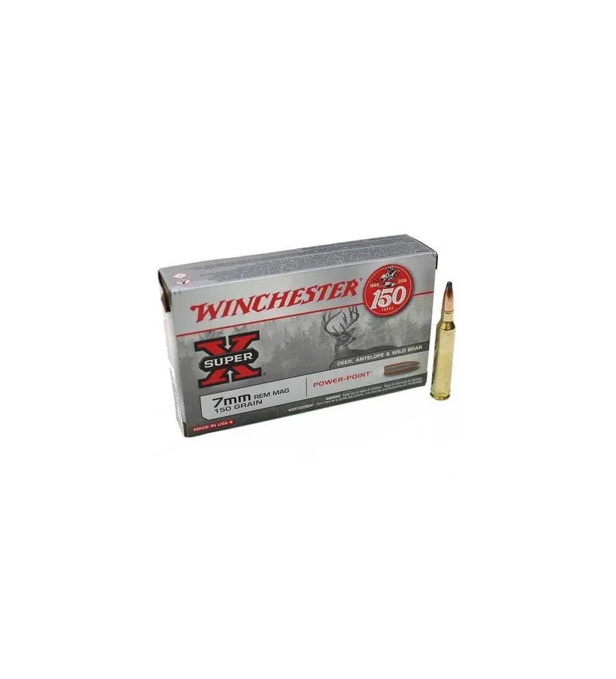 Balles Winchester 7 RM - Power Point 150 gr