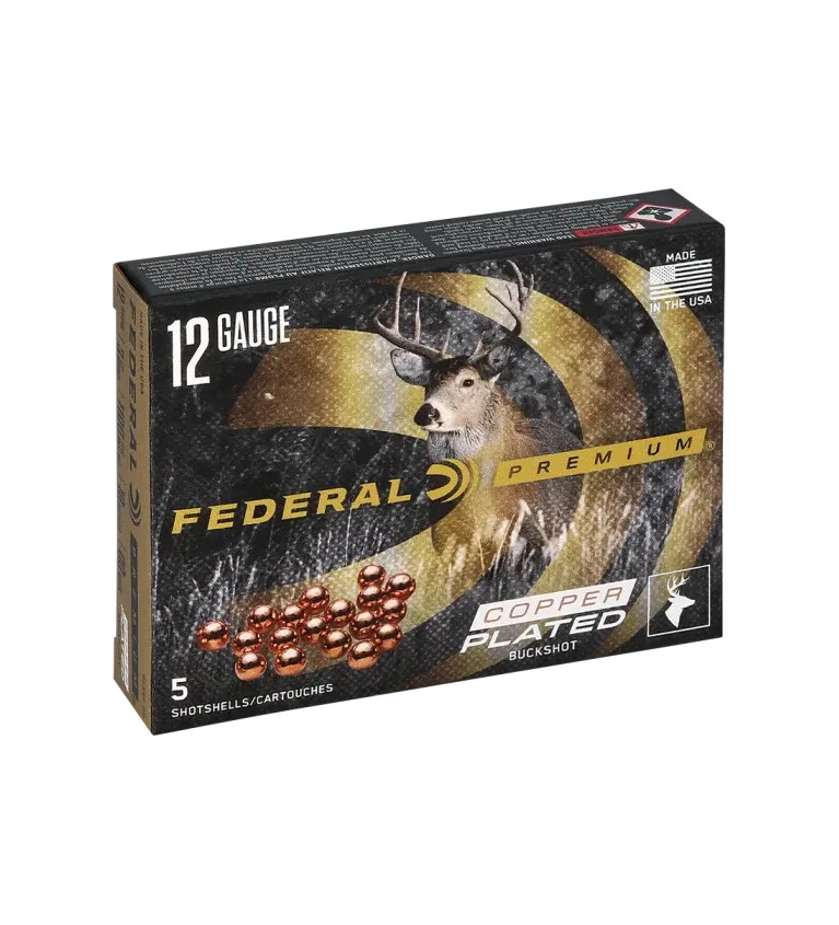 Cartouches Federal Chevrotine 12 grains - Cal. 12/70 