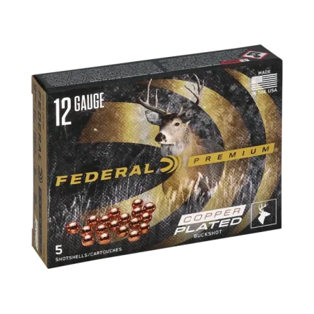 Cartouches Federal Chevrotine 15 grains - Cal. 12/76 