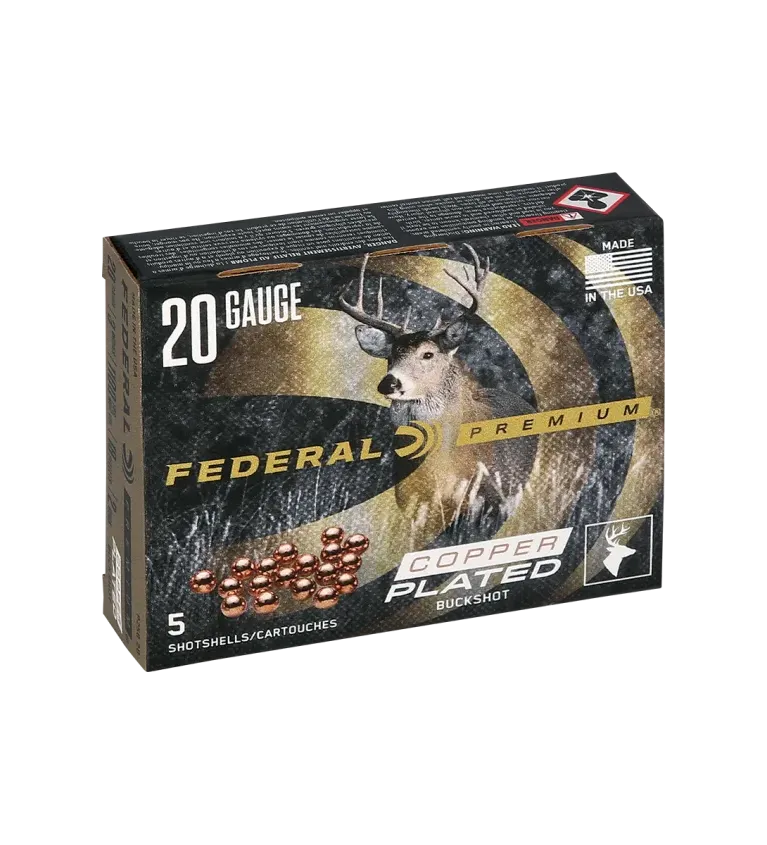 Cartouches Federal Chevrotine 18 grains - Cal. 20/76 