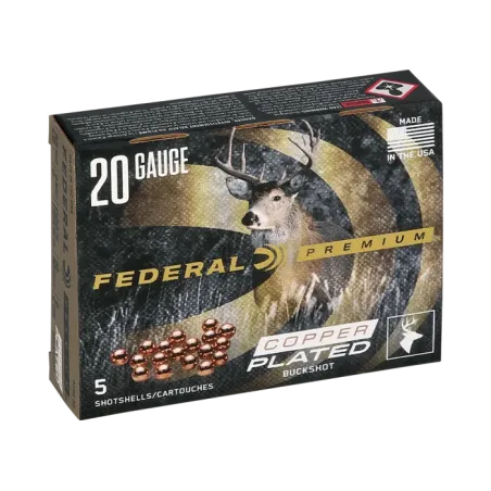 Cartouches Federal Chevrotine 18 grains - Cal. 20/76 