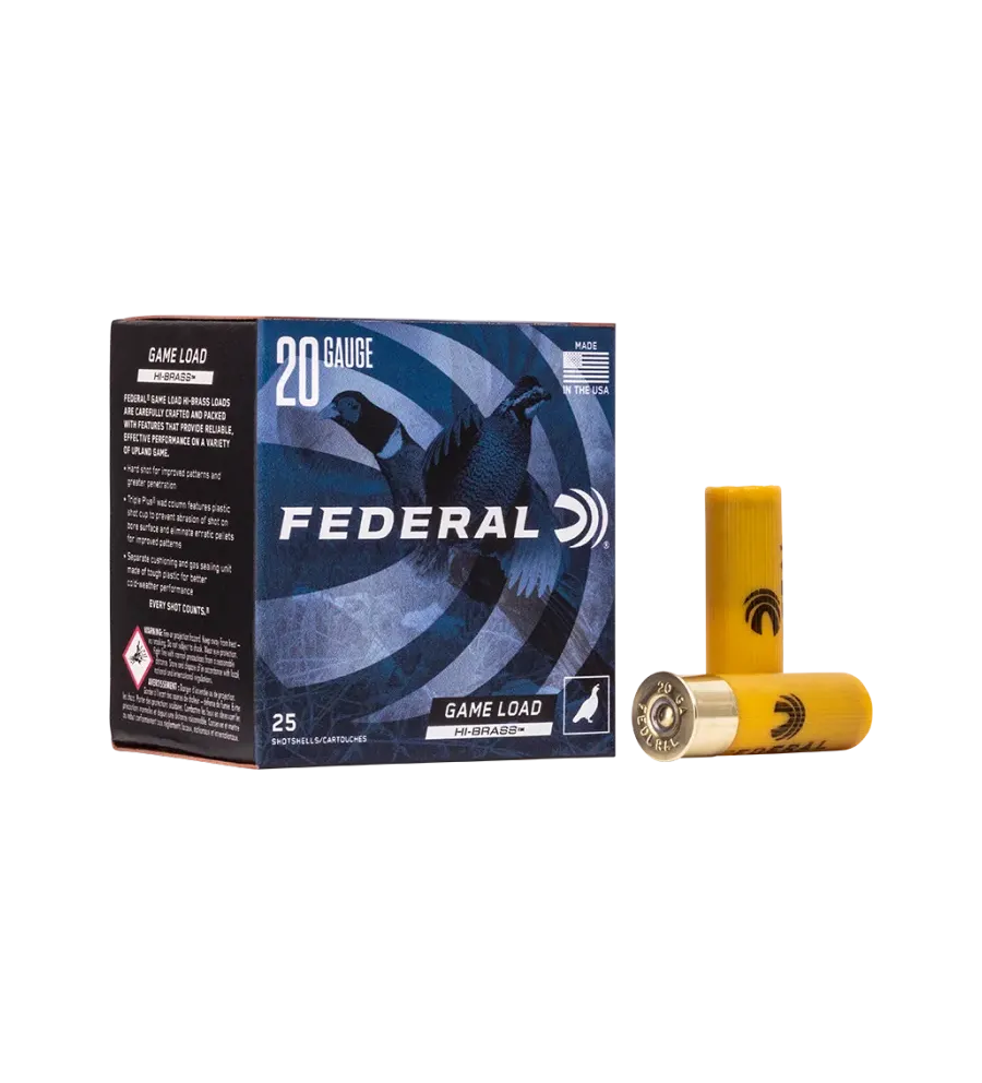 Cartouches Federal Game Load 36 gr - Cal. 20/76 