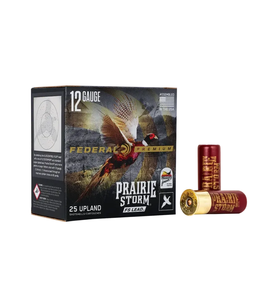 Cartouches Federal Prairie Storm 36 gr - Cal. 12/70 