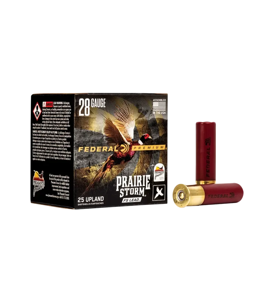 Cartouches Federal Prairie Storm 25 gr - Cal. 28/76 