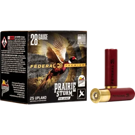 Cartouches Federal Prairie Storm 25 gr - Cal. 28/76 